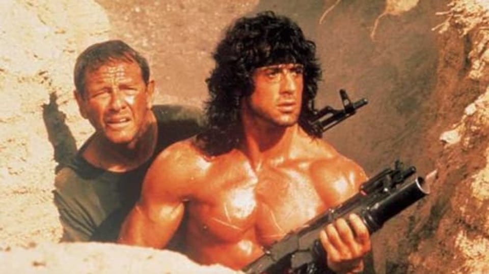 Záběry z filmu Rambo 3